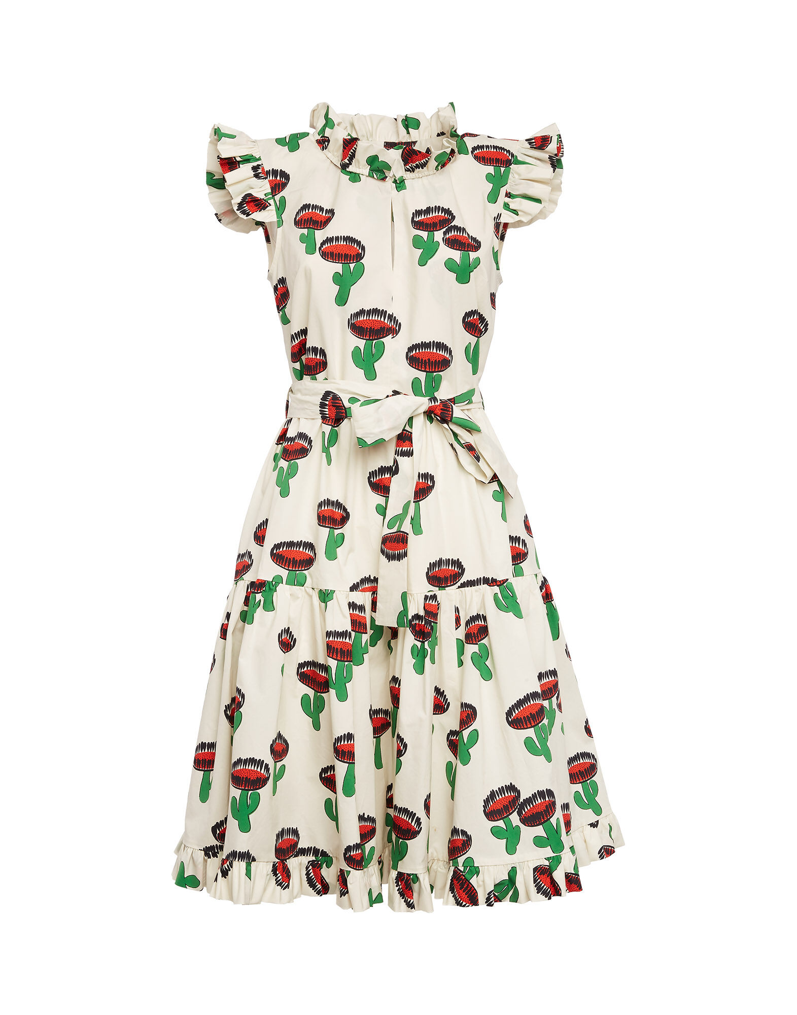 LaDoubleJ Short And Sassy Dress Chirpy Cactus DRE0003COT001CHI0001