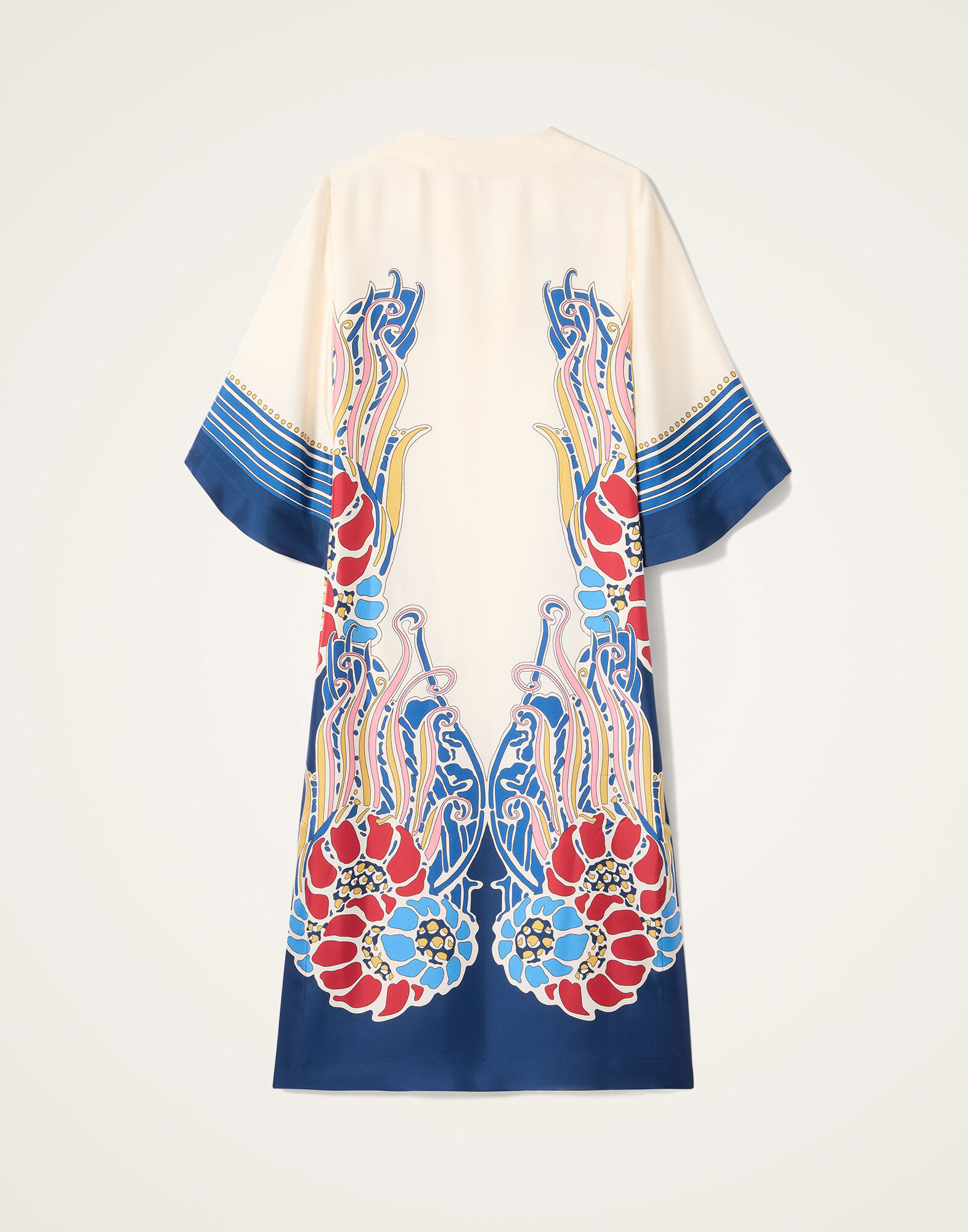 La DoubleJ The Kaftan Lemuria Plac&eacute;e Blue DRE0564SIL006LEM02BU03