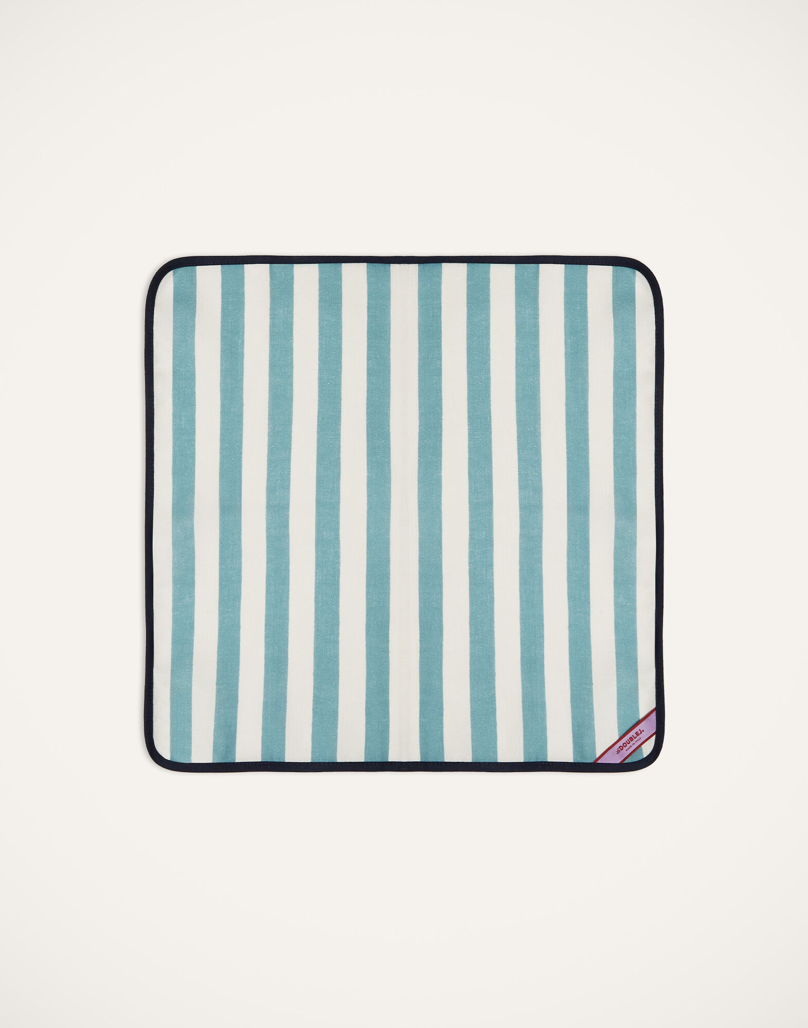 La DoubleJ Large Napkins Set Of 2 Riviera Sky Blue NAP0010LIN001RIV05BU10