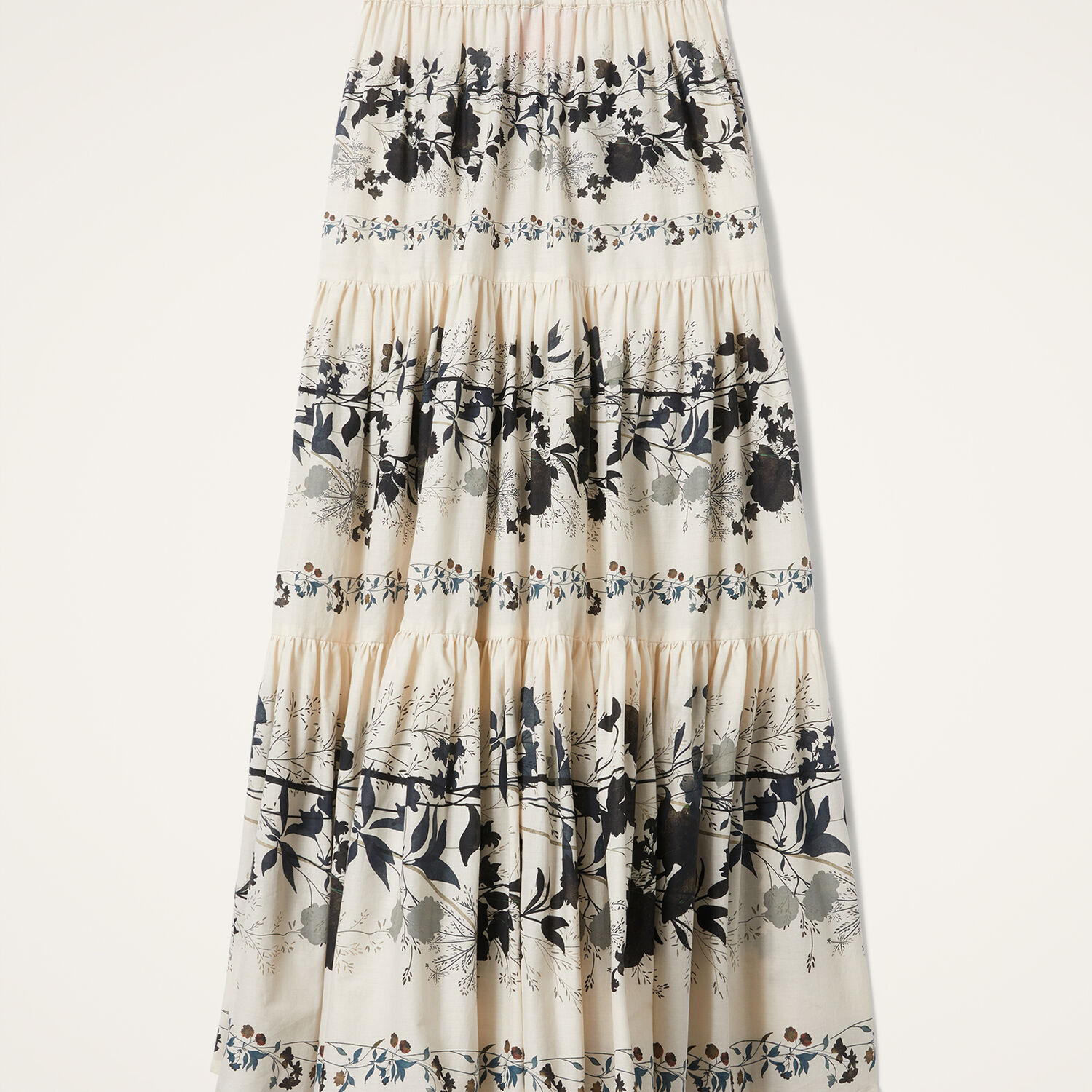 Shop La Doublej Big Skirt In Stilo Placée Ivory