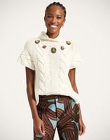 La DoubleJ Portrait Top La DoubleJ Portrait Top Solid Ivory PUL0204KNI120VA271WH04