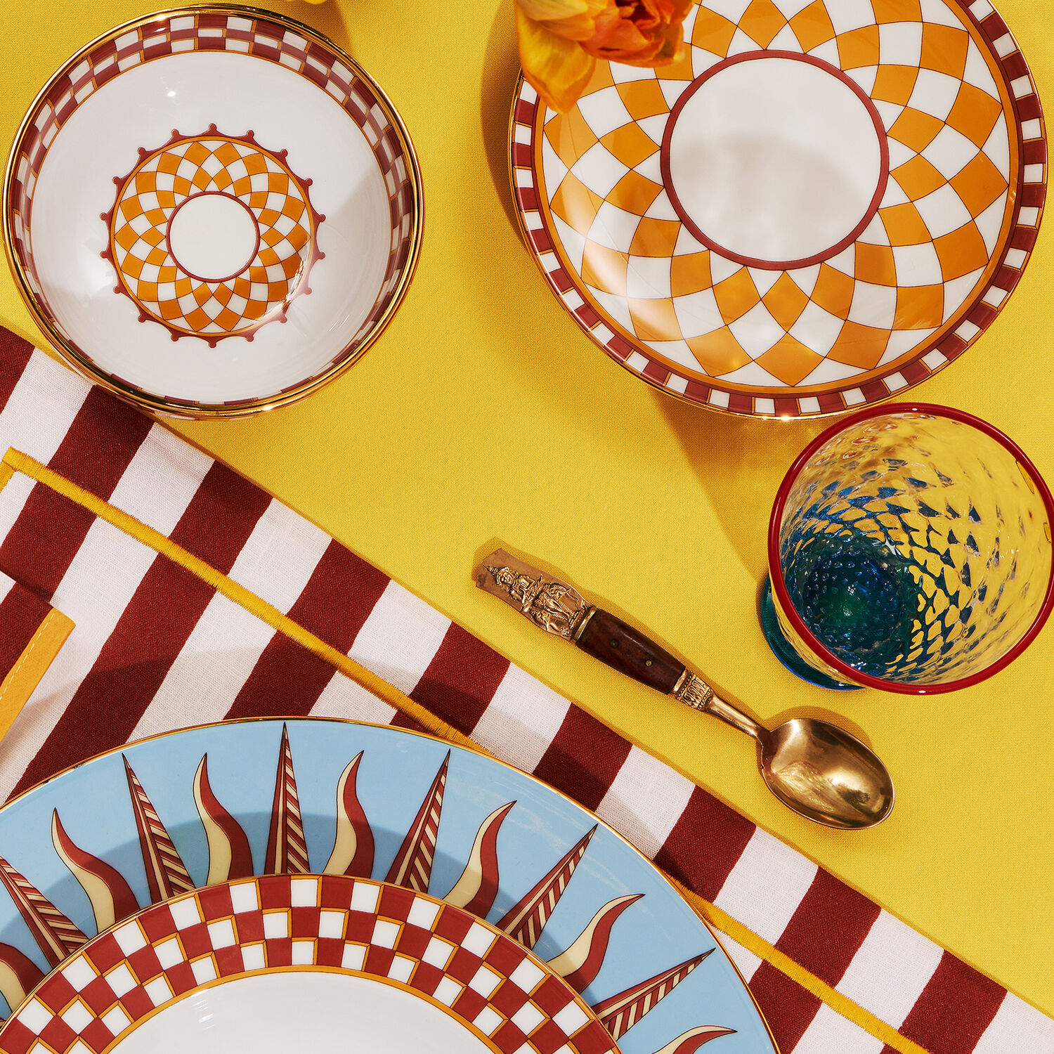 LA DOUBLEJ SIDE PLATES SET OF 2 