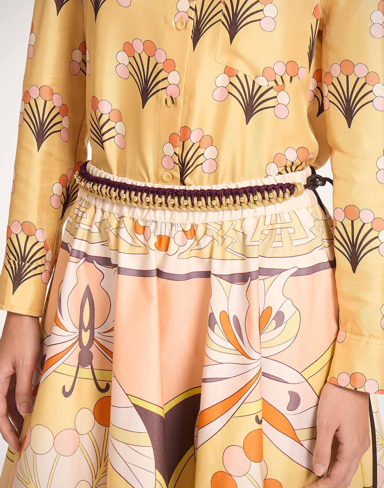 La DoubleJ Better Together Belt Bicolor Ivory & Purple BEL0011ROP001VA492PU01