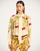 La DoubleJ Cerere Blouse La DoubleJ Cerere Blouse Bamboo Buttercream SHI0149EMB117BMB04WH09