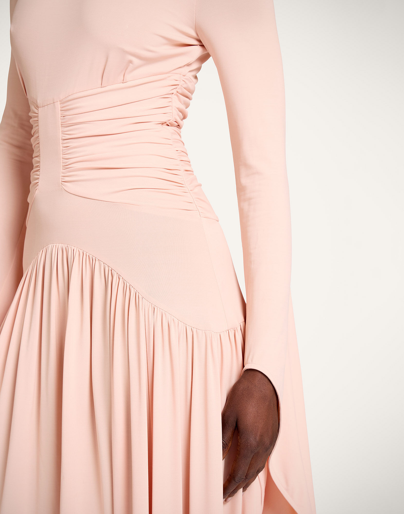 La DoubleJ Sublime Dress Solid Peach DRE1026JER074SOLIDOR08