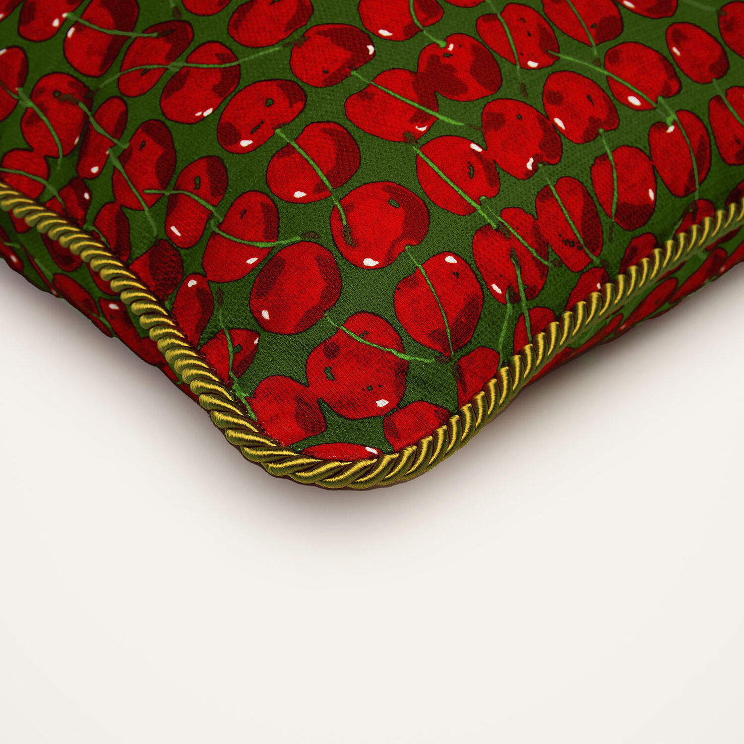 La Doublej Cushion (45x45) In Cherries Verde