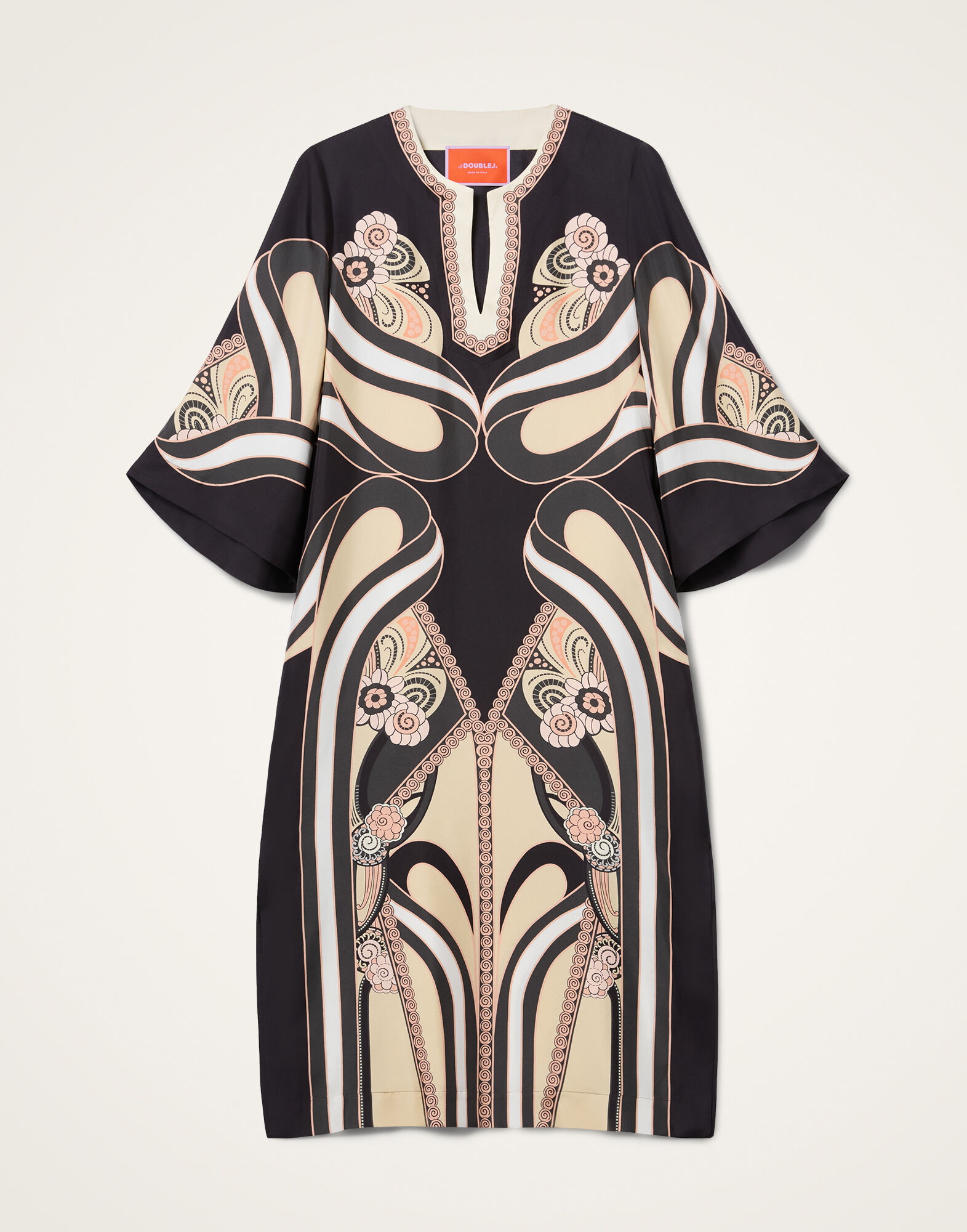 La DoubleJ The Kaftan Ambrosia Plac&eacute;e Pale Pink DRE0564SIL006AMB03PI02