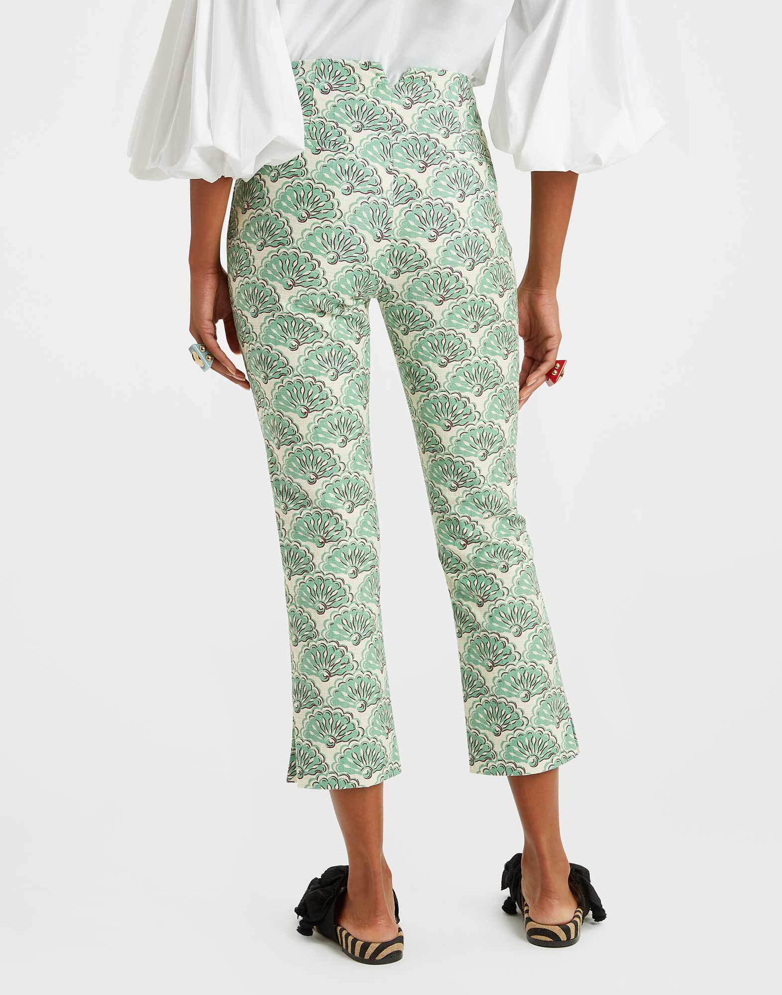 La DoubleJ Torero Pants Fans Mint TRO0120COT005FAN01GR11