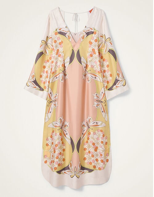 La DoubleJ Twin Flame Dress Florette Plac&eacute;e Pale Pink DRE1022SIL029FLO08PI02