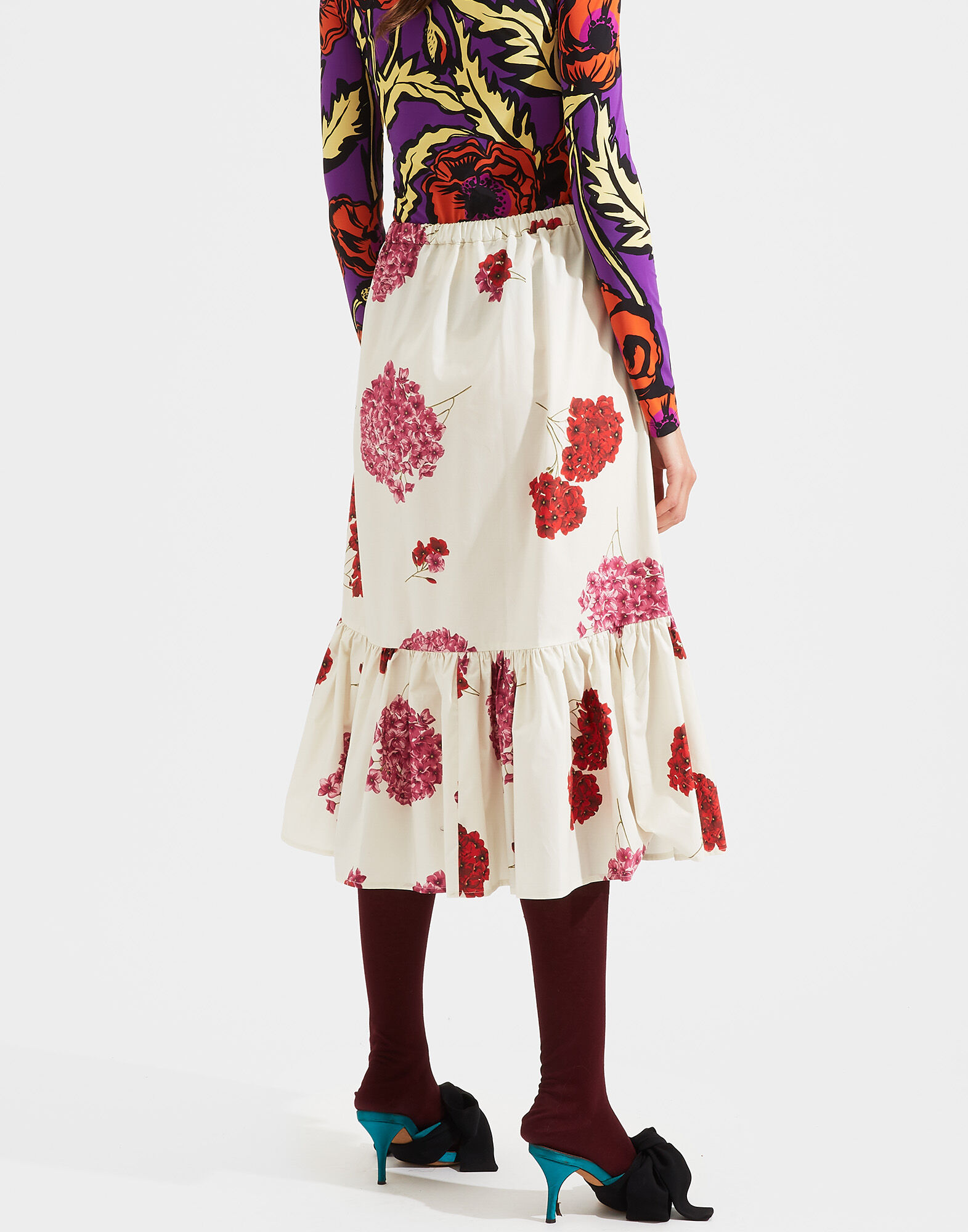 LaDoubleJ Cecilia Skirt Ortensia SKI0046COT001ORT0001