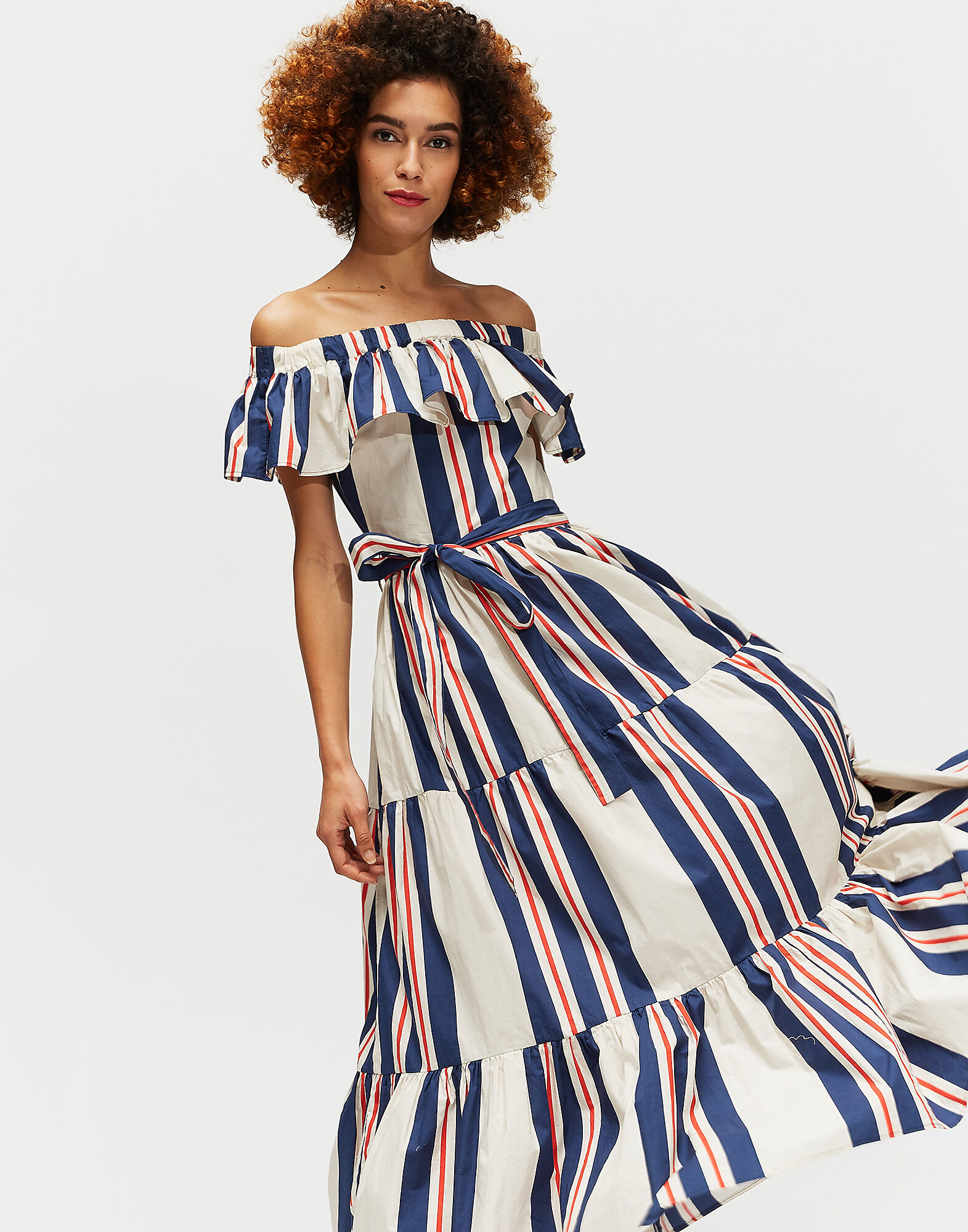 LaDoubleJ Yacht Dress 4 luglio DRE0030COT001RIG0001