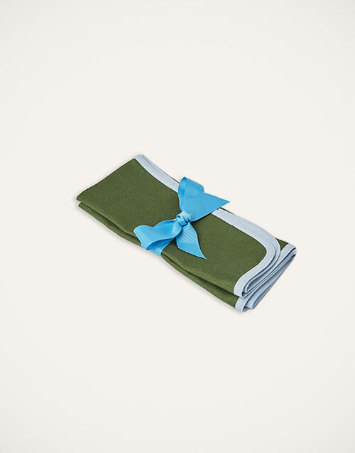 La DoubleJ Large Napkins Set Of 2 La DoubleJ Large Napkins Set Of 2 Rainbow Bosco NAP0010LIN006RAI0019