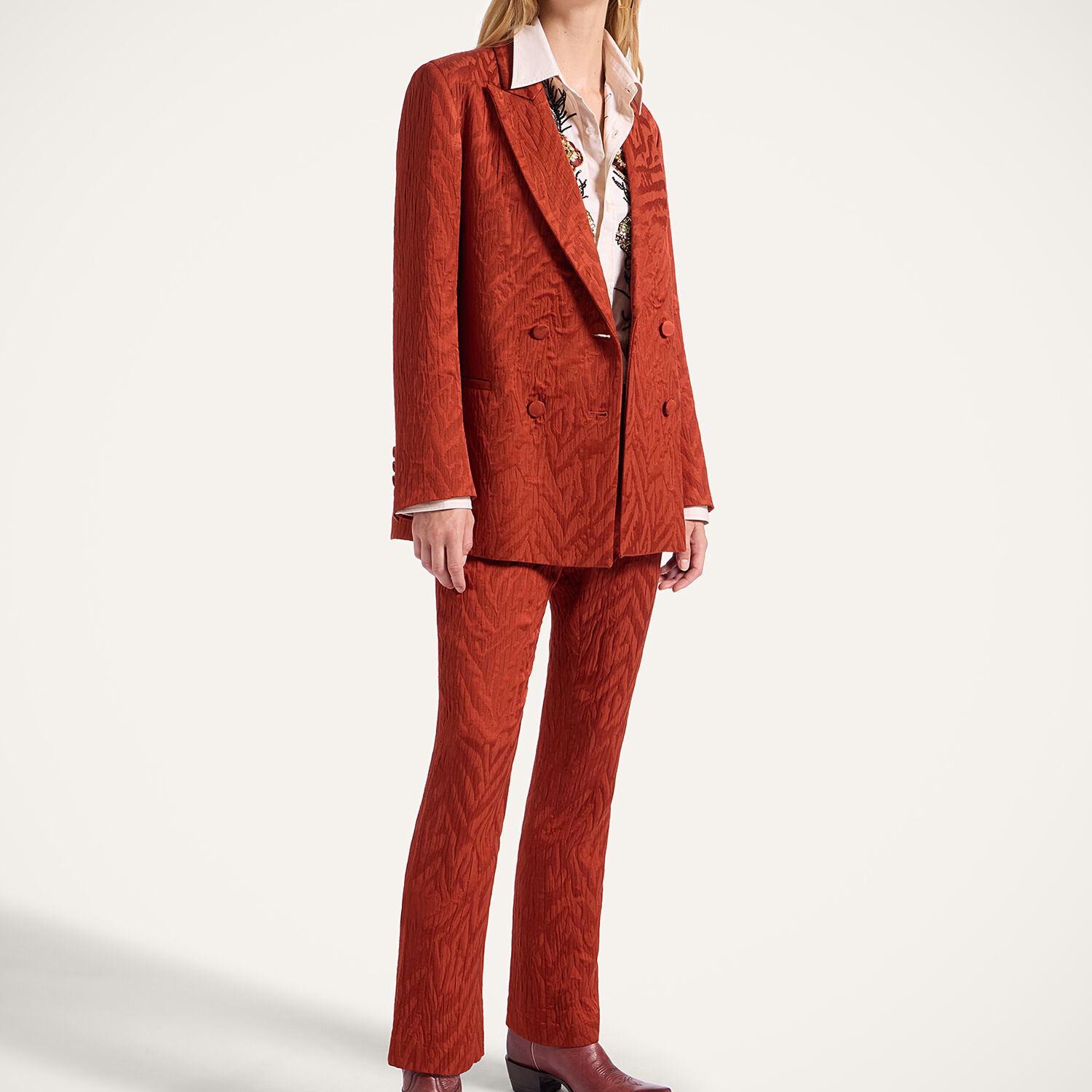 La Doublej 24/7 Pants In Red