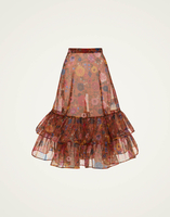 La DoubleJ Charlotte Skirt La DoubleJ Charlotte Skirt Botticelli Rust SKI0131ORG001CEL01OR04