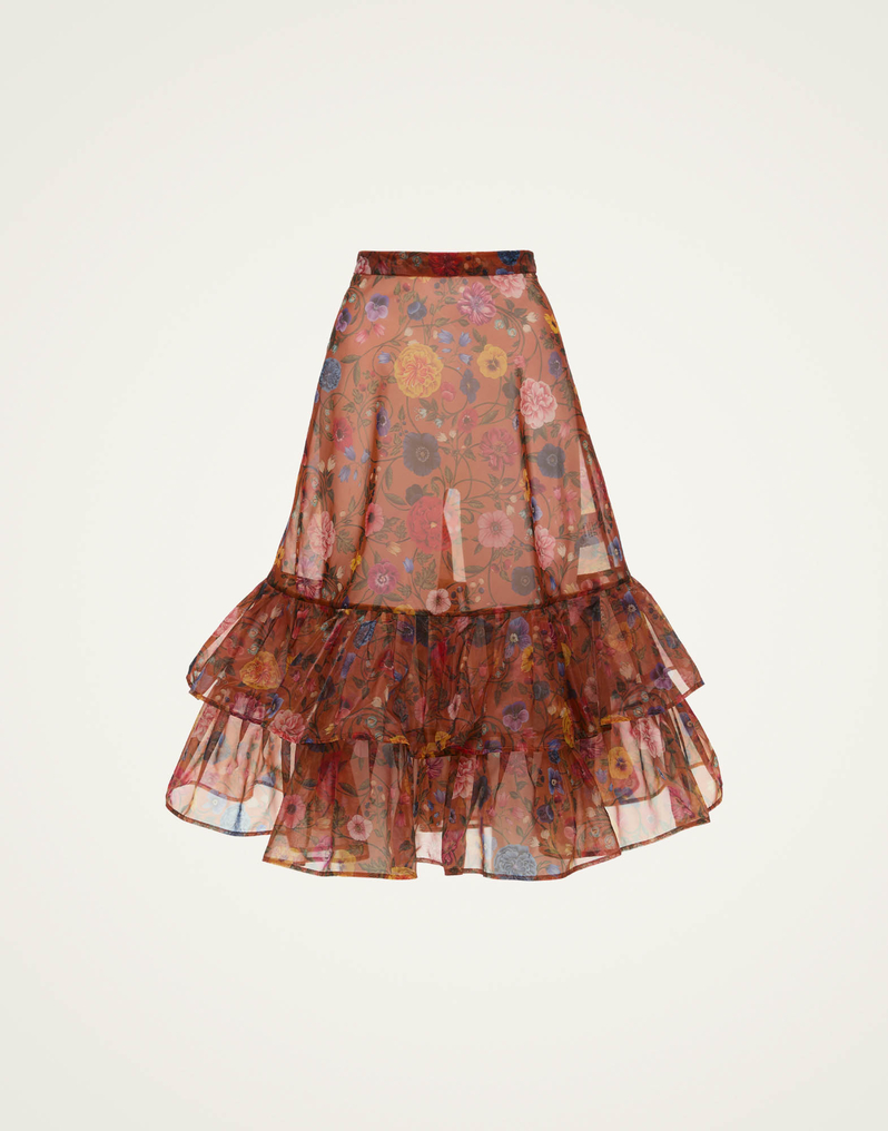 La DoubleJ Charlotte Skirt La DoubleJ Charlotte Skirt Botticelli Rust SKI0131ORG001CEL01OR04