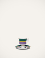 La DoubleJ Espresso Cup & Saucer Set of 2 La DoubleJ Espresso Cup & Saucer Set of 2 Rainbow Viola DIS0007CER001RAI0007