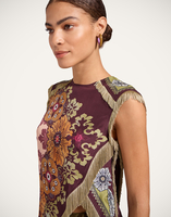 La DoubleJ Scarf Top La DoubleJ Scarf Top Bounty Placée Burgundy TOP0160SIL009BOU01RE07