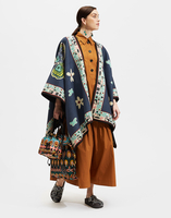 LaDoubleJ Poncho LaDoubleJ Poncho Butterfly Blu JAC0019PLA003BUT0002