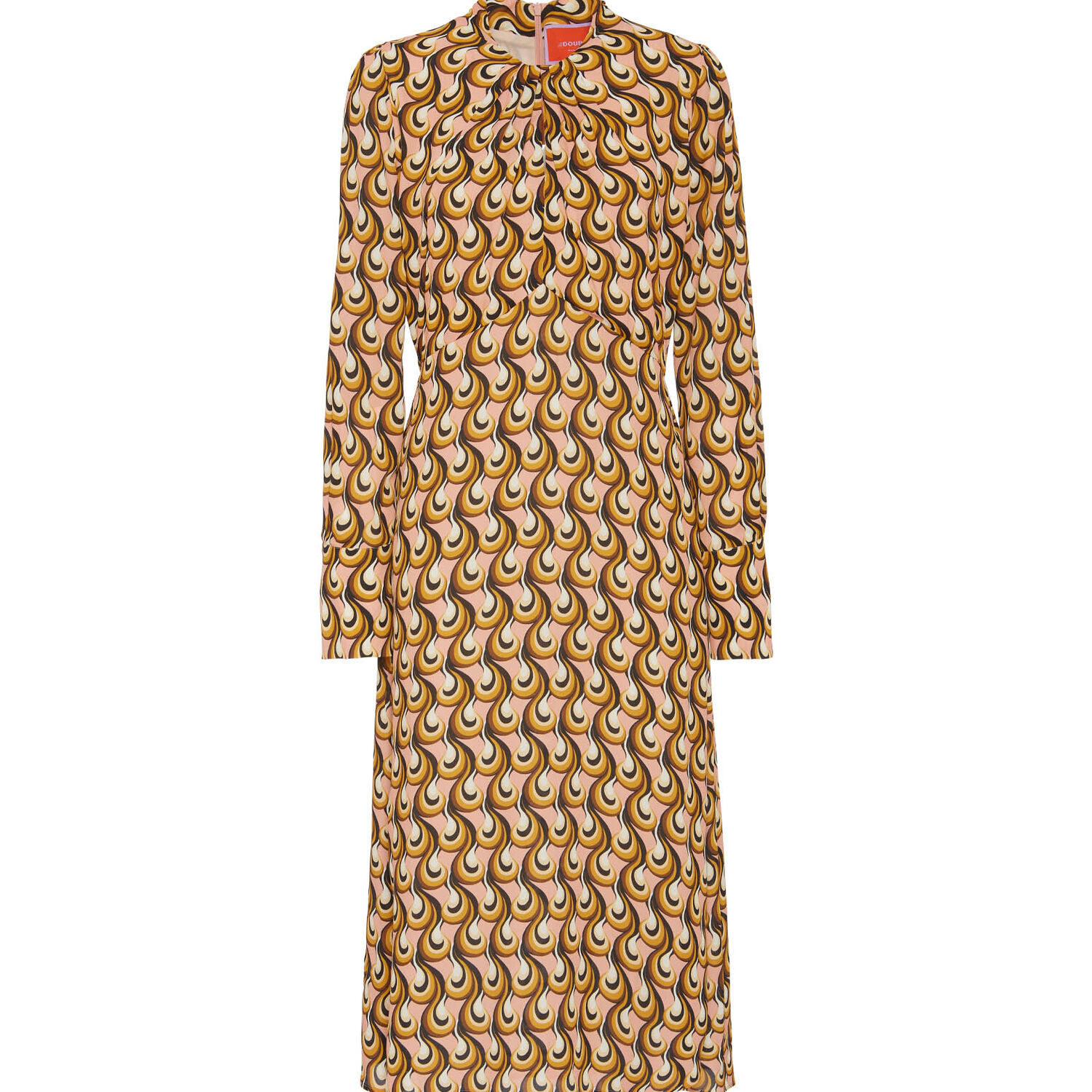 La Doublej Midi Eve Dress In Melty Pink