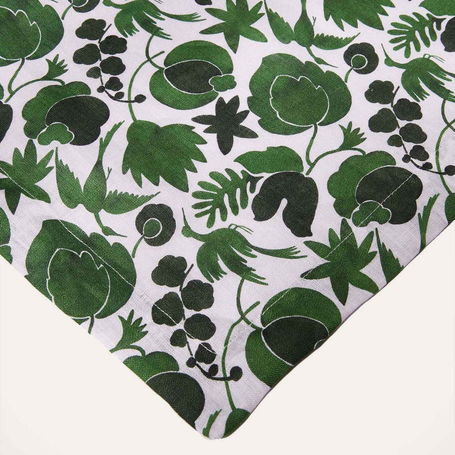 La Doublej Linens Women - Runner Wildbird Verde Small One Size 100% Linen 