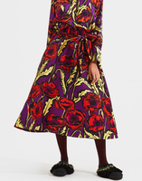 LaDoubleJ Sardegna Skirt LaDoubleJ Sardegna Skirt Big Blooms Viola SKI0043CAD001PFI0004