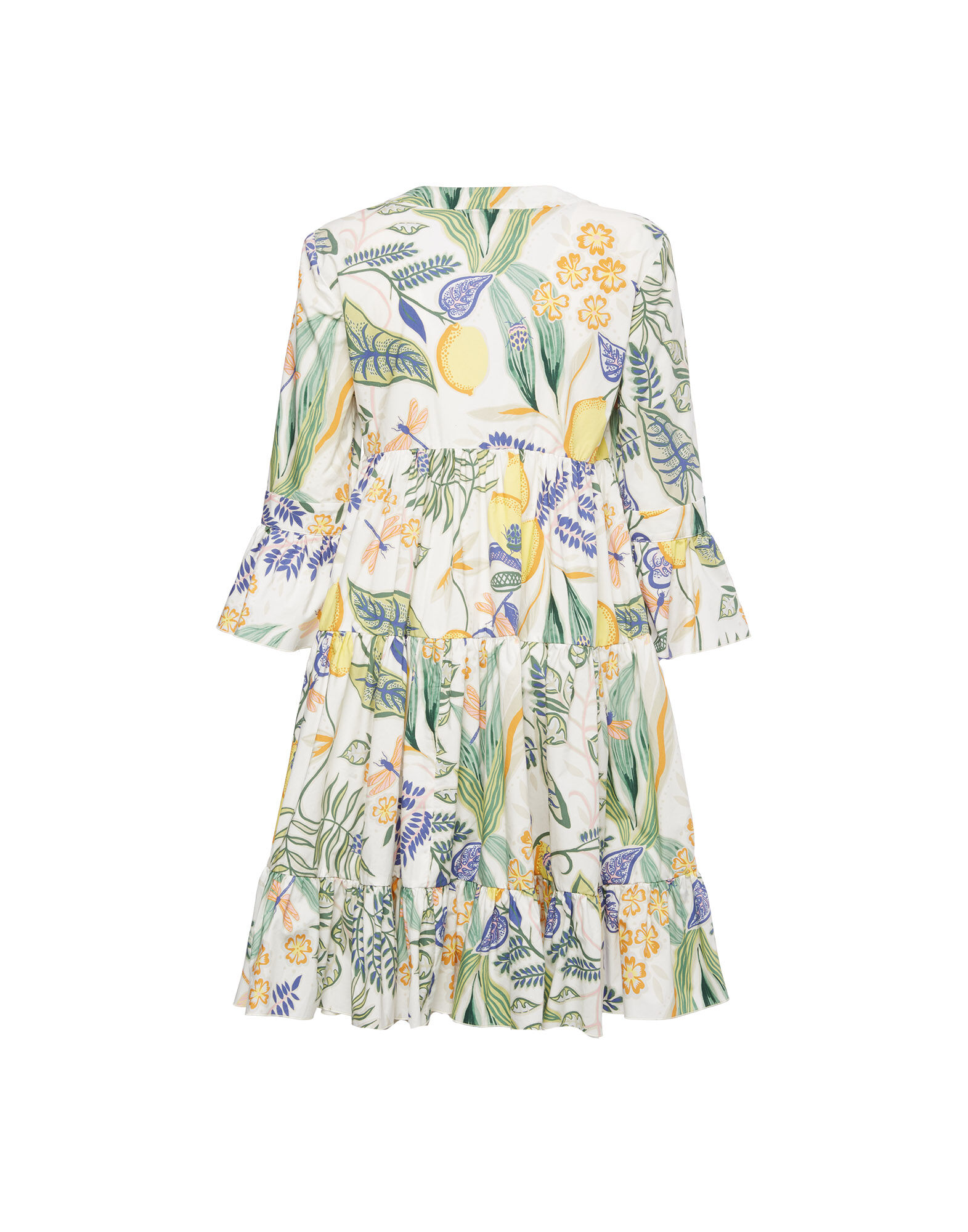 LaDoubleJ Short Jennifer Jane Dress Botanical DRE0164COT001BOT0001