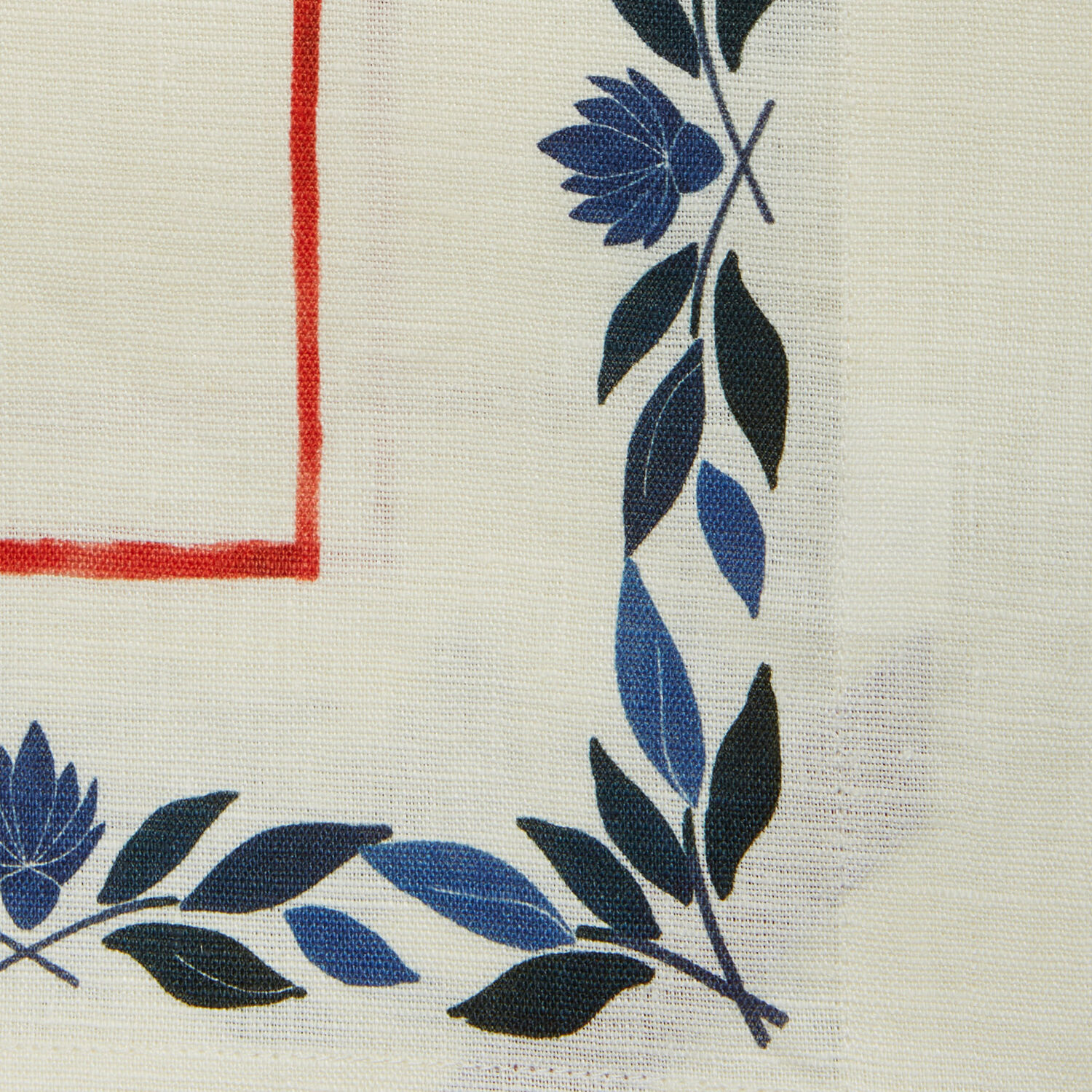  La Doublej Tablecloths Gend - Medium Tablecloth Wildbird Placée Blue One Size 100% Linen 