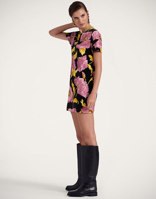 La DoubleJ Mini Swing Dress La DoubleJ Mini Swing Dress Sylph Black DRE0658VEL001SYL01BL01