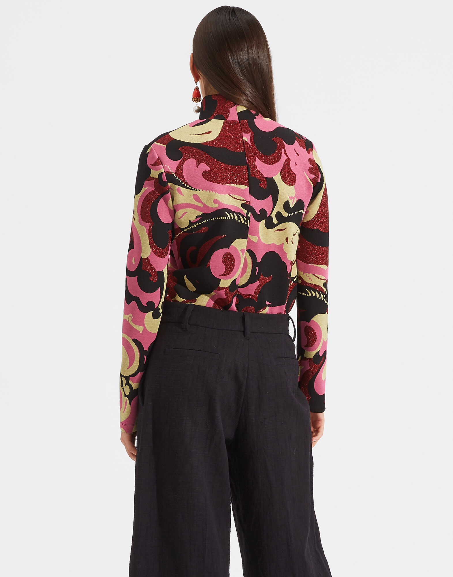 LaDoubleJ Turtleneck Meraviglia Rosso SHI0030JAC017MER0004