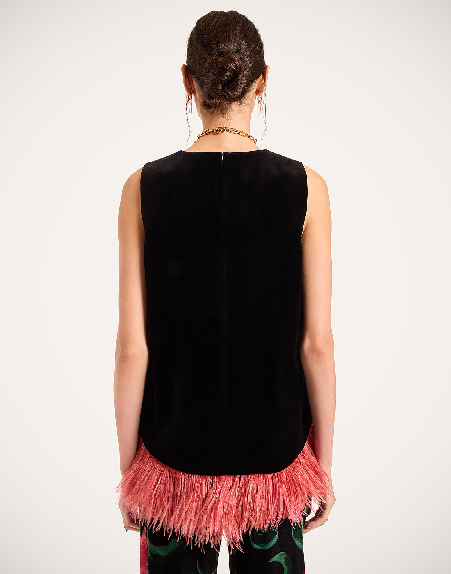 La DoubleJ La Scala Top Solid Black TOP0013VEL011SOLIDBL05
