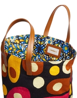 La DoubleJ Shopper Tote Bag Confetti Giallo BAG0008COT005CON0005
