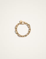 La DoubleJ Chain Bracelet La DoubleJ Chain Bracelet 24k Gold Plate BAC0014BRA003SOLIDYE05