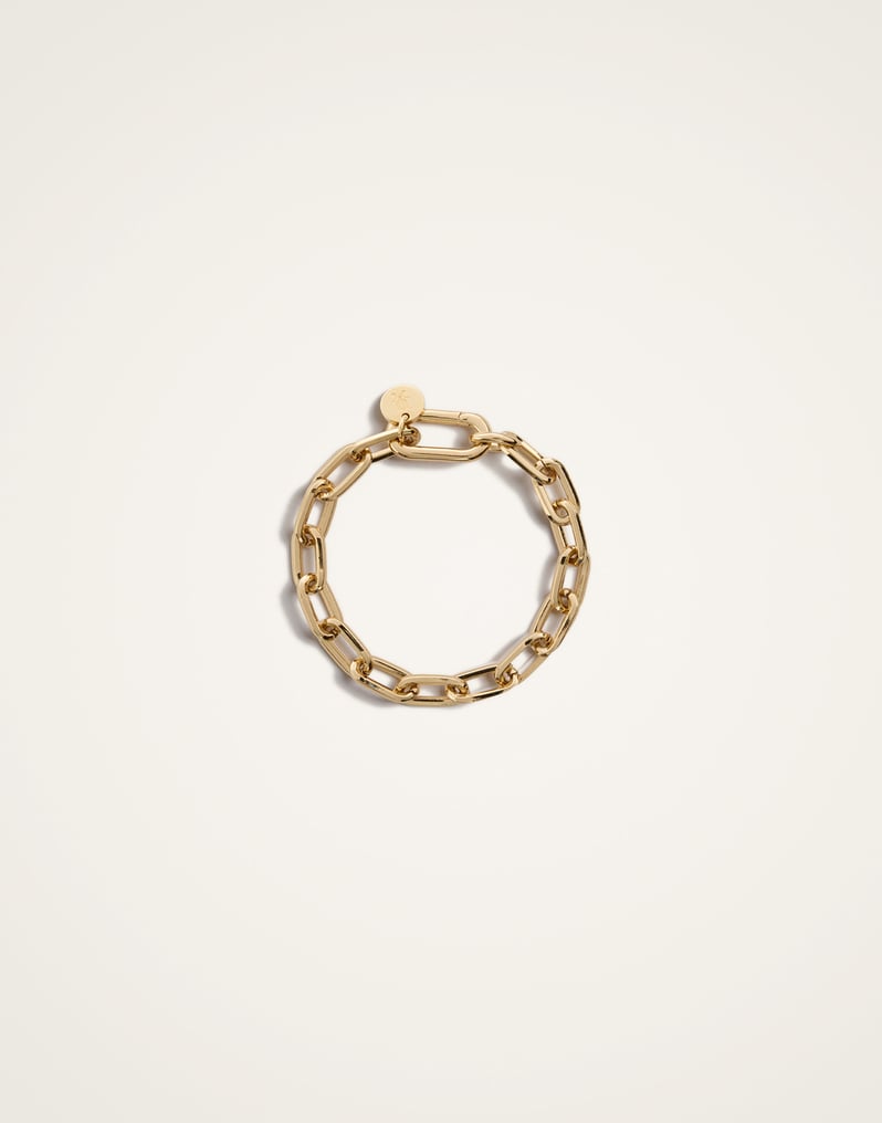 La DoubleJ Chain Bracelet La DoubleJ Chain Bracelet 24k Gold Plate BAC0014BRA003SOLIDYE05