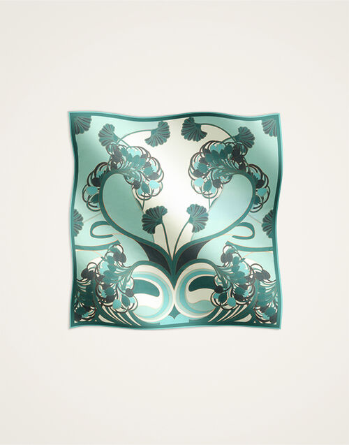 La DoubleJ Pareo Blooming Tulip Plac&eacute;e Dark Green SCA0051COT021BTU01GR03