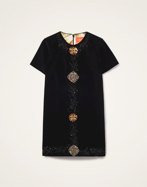La DoubleJ Mini Swing Dress La DoubleJ Mini Swing Dress Solid Black DRE0976VEL011SOLIDBL01