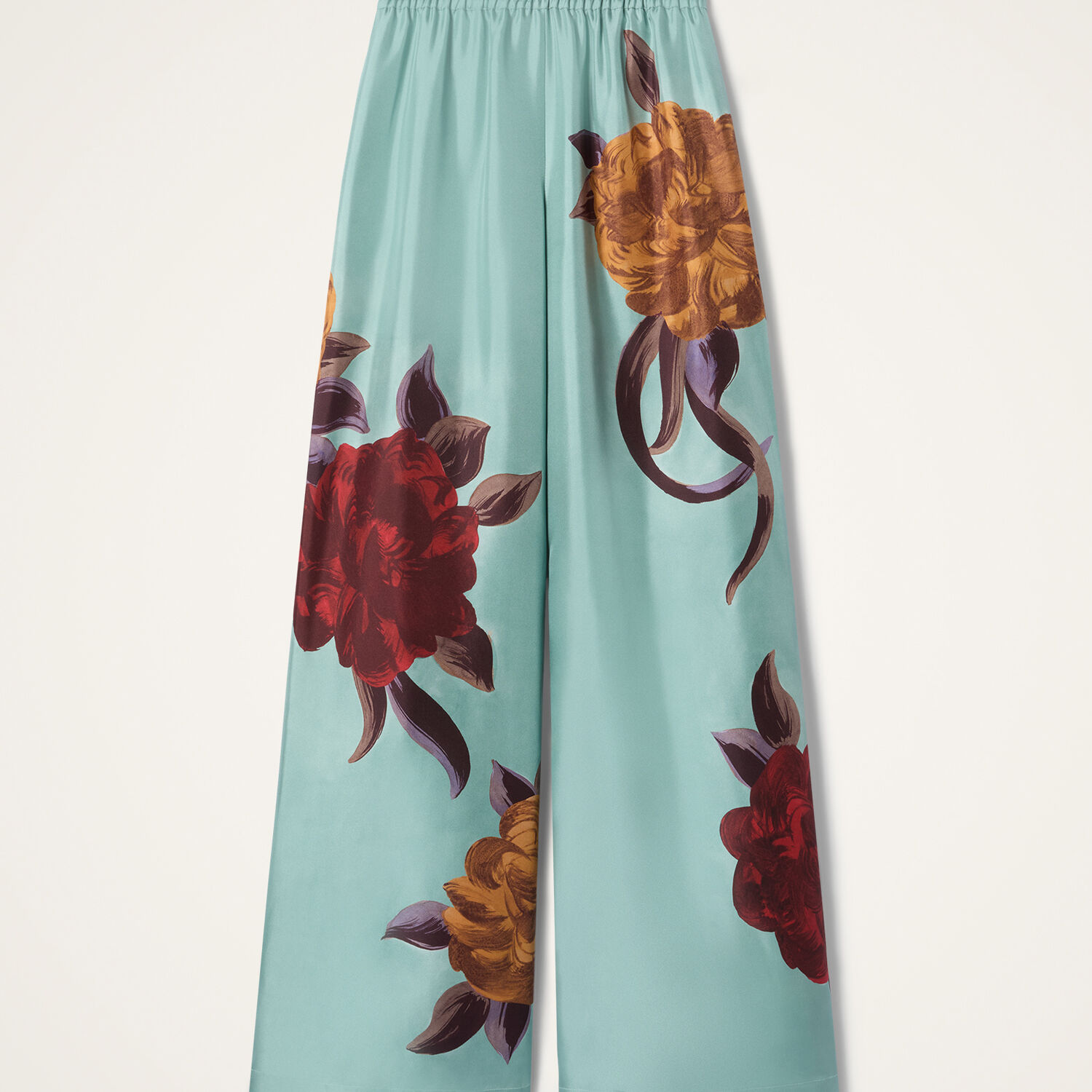 La Doublej Palazzo Pants In Green