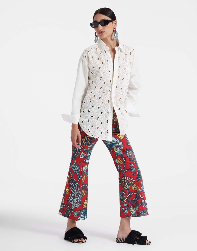 La DoubleJ Hendrix Pants La DoubleJ Hendrix Pants Sicomore Red TRO0014COT006SIC01RE01