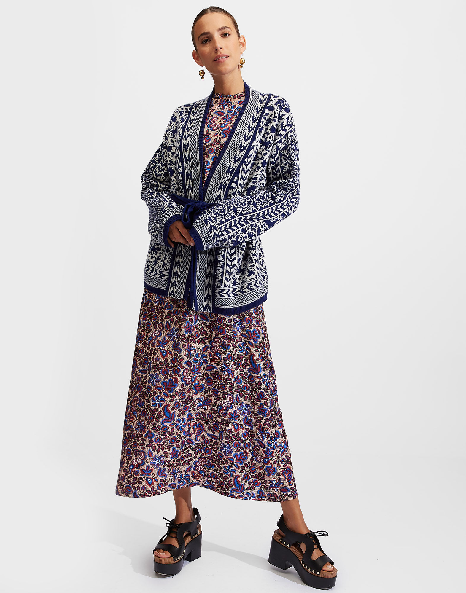 La DoubleJ Cozy Cardigan Navy JAC0053KNI060VAR0116