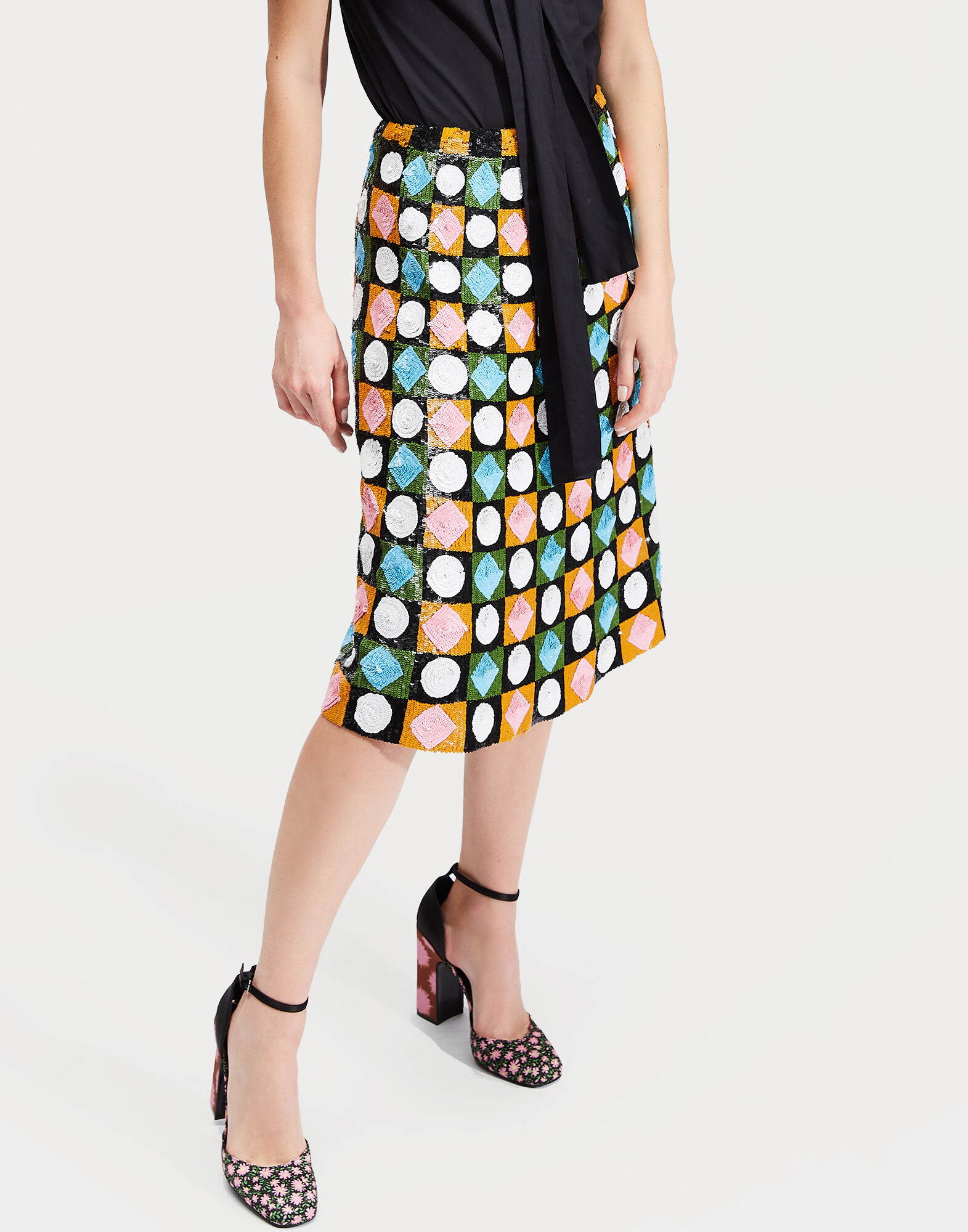 LaDoubleJ Sequin Skirt Lucky Charms SKI0036SEQ004CHA0001