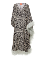 La DoubleJ Opera Dress &#40;With Feathers&#41; Fauve DRE0314SIL001FAU0001