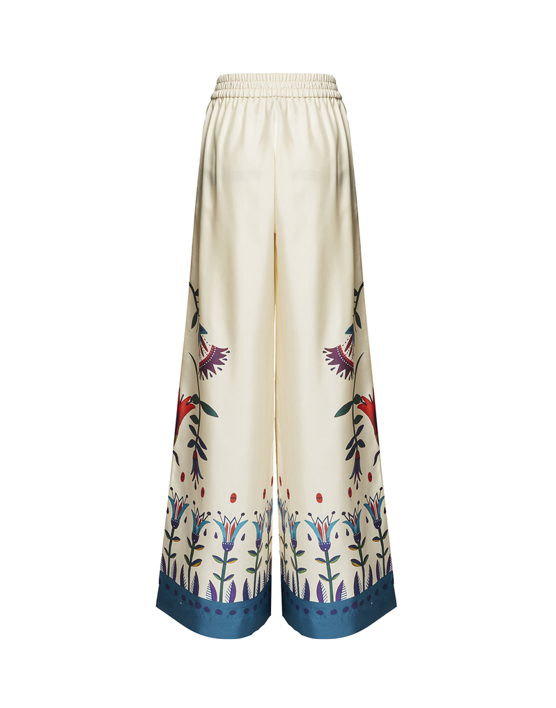 La DoubleJ Palazzo Pants La DoubleJ Palazzo Pants Isis Avorio Placée TRO0026SIL006ISI0001