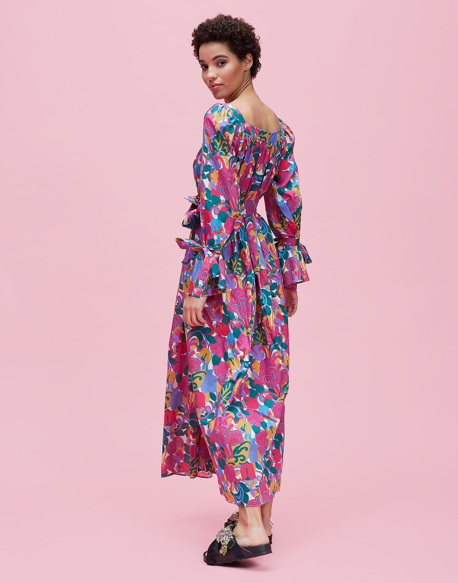 LaDoubleJ After Swim Dress Zoo Rosa DRE0032COT003ZOO0002