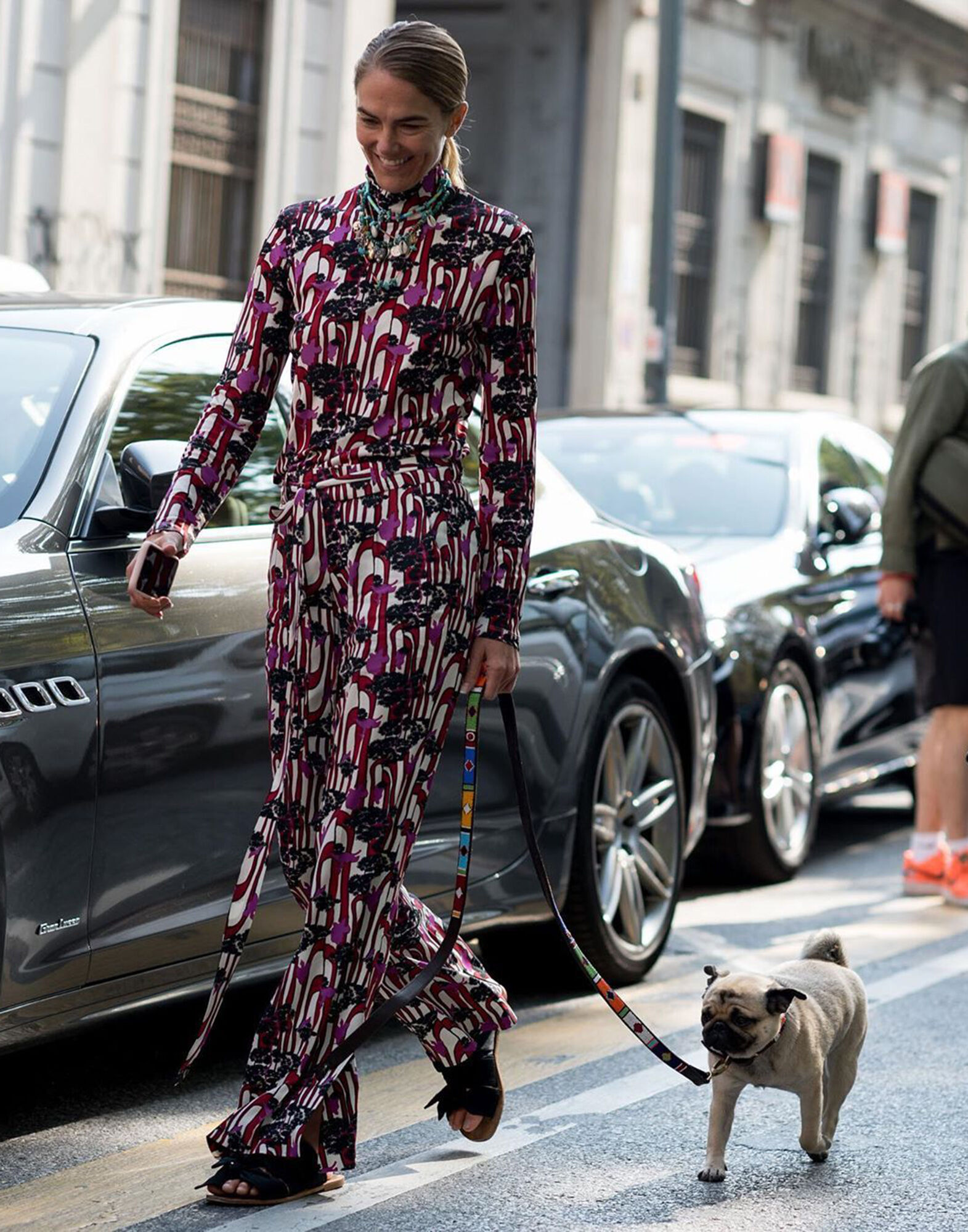 LaDoubleJ Slit Pants Ant Farm TRO0015SAB001ANT0001