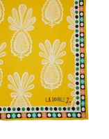 LaDoubleJ Square Scarf (135X135) LaDoubleJ Square Scarf (135X135) Big Pineapple SCA0006COS001PNP0001