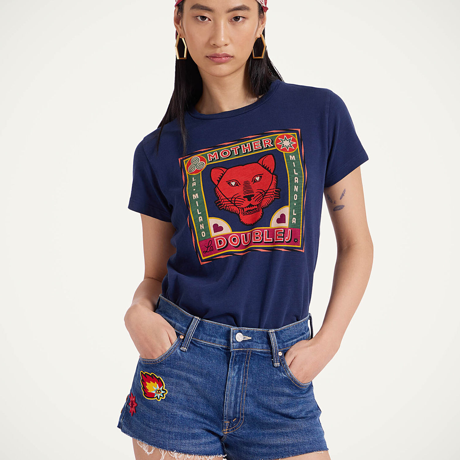 LA DOUBLEJ THE DODGER SHORT FRAY SHORTS