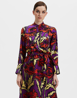 LaDoubleJ Portofino Shirt LaDoubleJ Portofino Shirt Big Blooms Viola SHI0046SIL001PFI0004