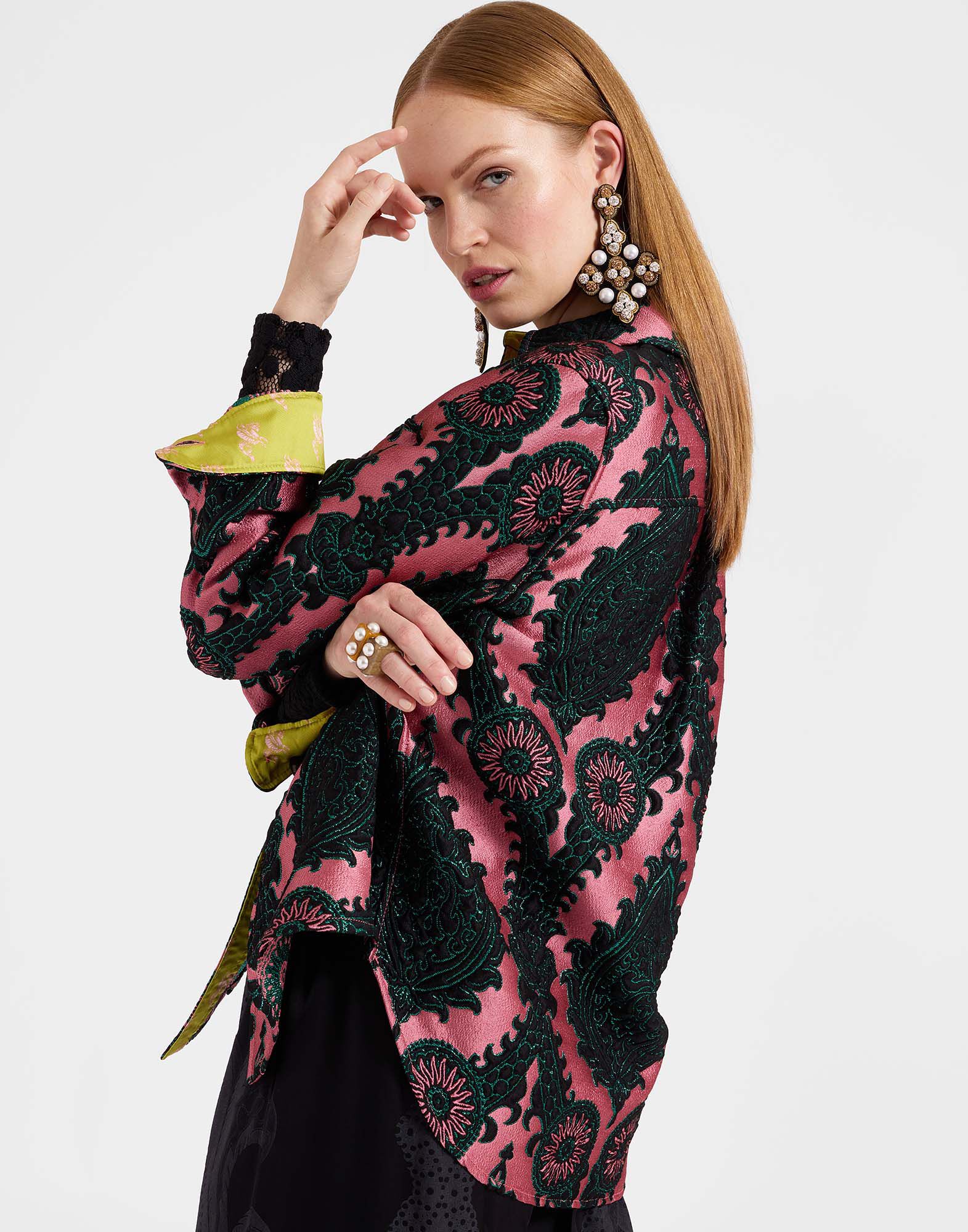 La DoubleJ Better Than Your Boyfriend's Jacket Oltrarno Pink JAC0112JCQ084OLT01PI01