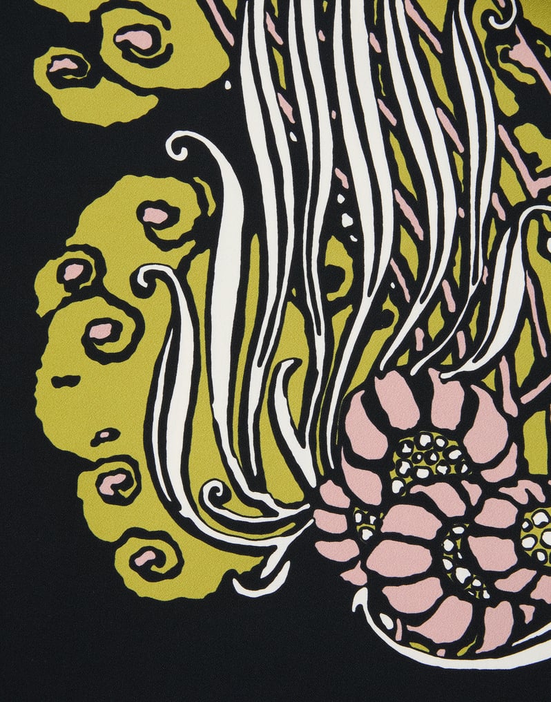 La DoubleJ Reversible Mini Poncho Top La DoubleJ Reversible Mini Poncho Top Lemuria Placée Black SCA0077VIS011LEM02BL01