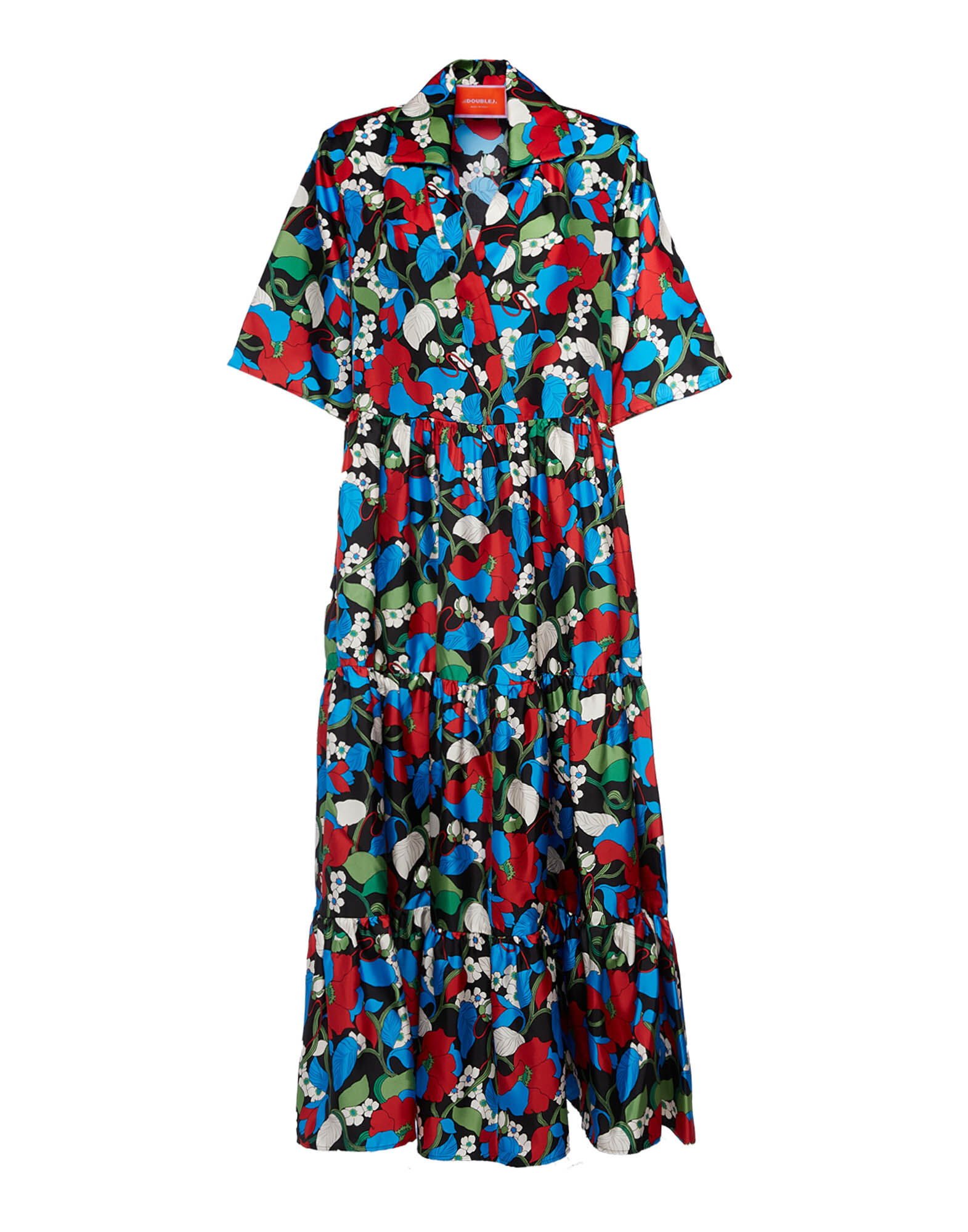 La DoubleJ The J Dress Vines Black DRE0435SIL001VIN0004