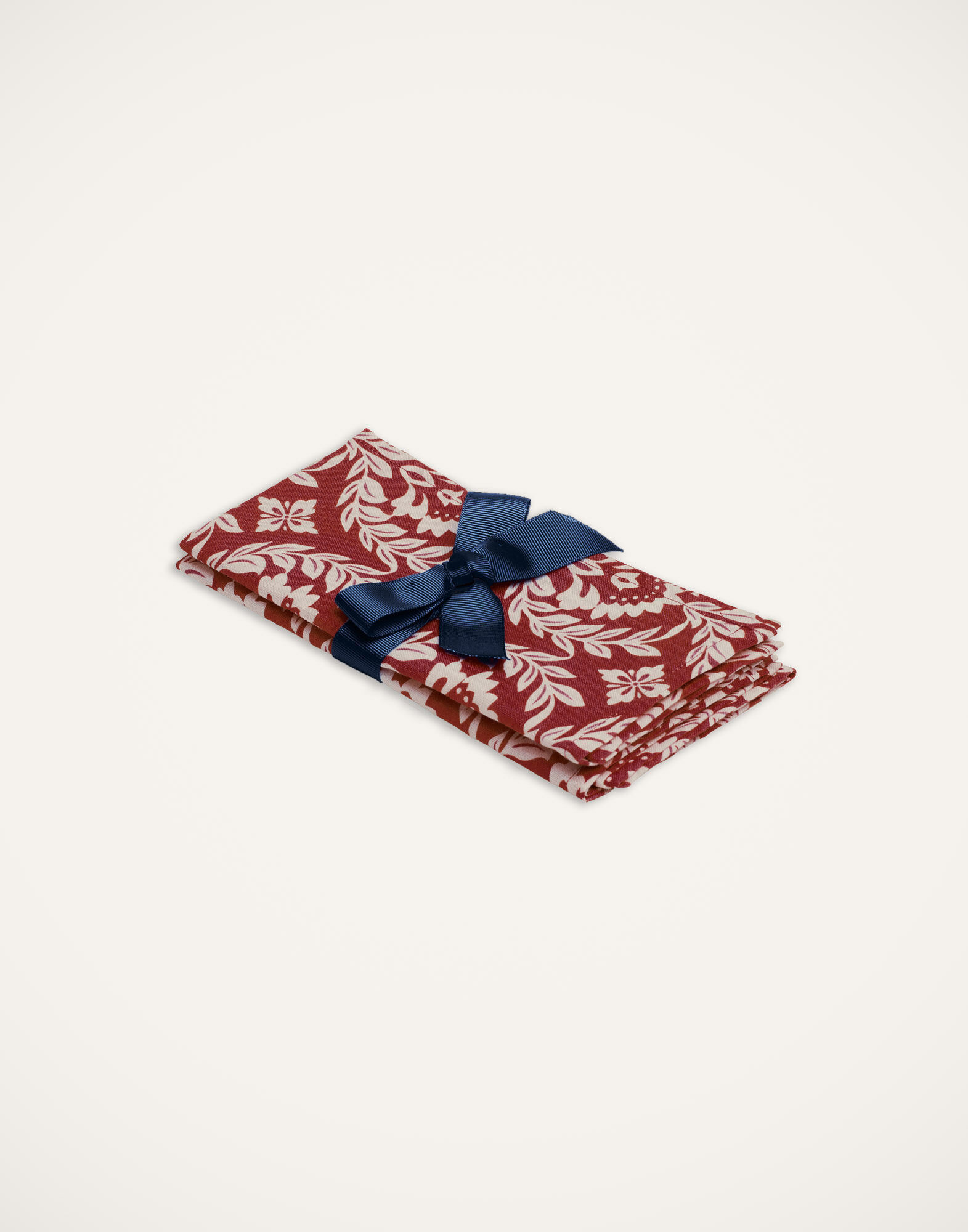 La DoubleJ Large Napkins Set Of 2 Bordeaux Garland NAP0006LIN001GRL0012